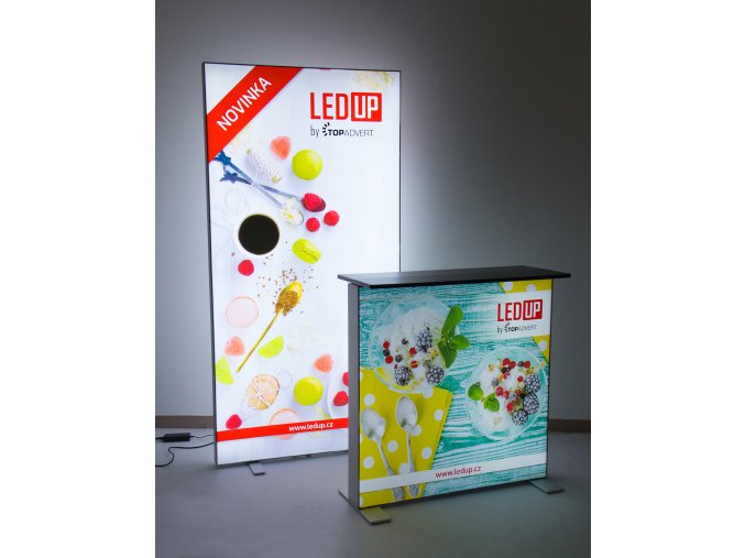 promo stolek s led