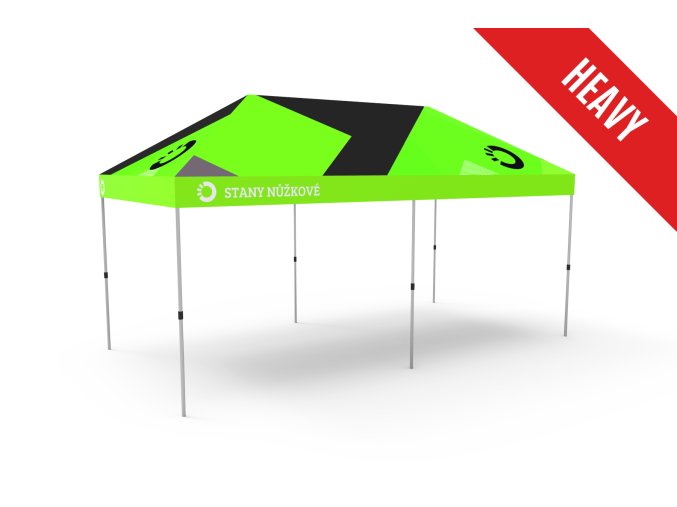 Nůžkový stan HEAVY 3x4,5
