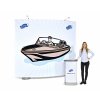 Expolinc Fabric System curved boat silver HIGH