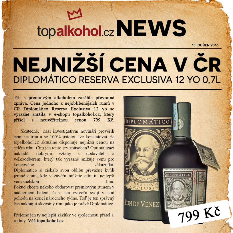 rum Diplomatico Reserva Exclusiva