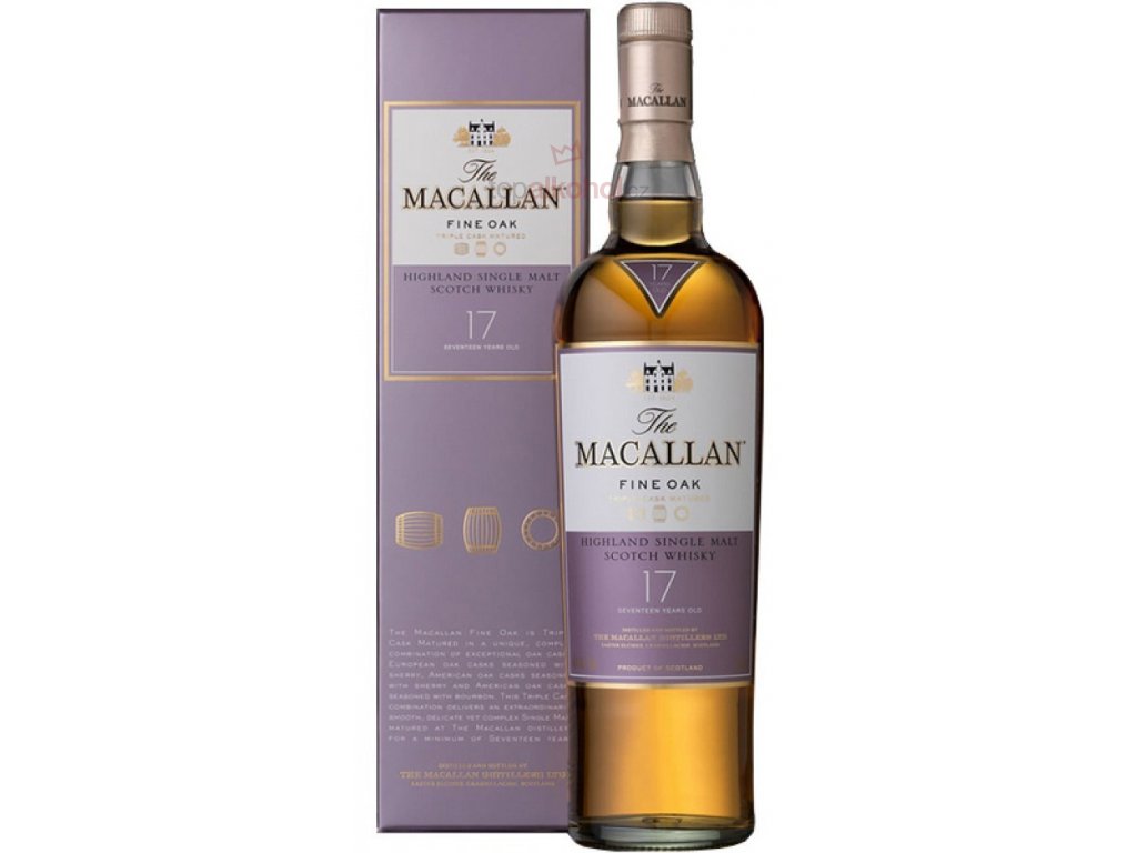 macallan fine oak 17 year old single malt scotch 1