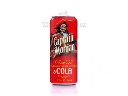 Captain Morgan Spiced Gold & Cola  5 % 0,25 l