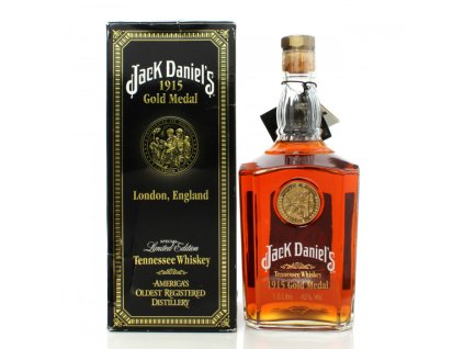 Jack Daniel's Gold Medal 1915 London  43% 1l