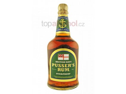 Pusser´s Rum Overproof Green Label 75,5% 0,7 l