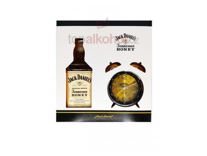 Jack Daniel’s Honey 35 % 0,7 l s budíkem (dárkové balení)