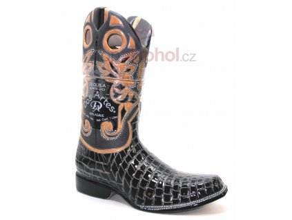 Dos Artes Anejo Tequila Mens Boot Shape Black 1 Liter 2 13395.1496357301