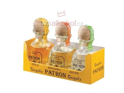 Patron Mini Set 40%  3 x 0,05 l