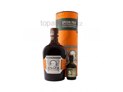 Diplomatico Mantuano 40 % 0,7l Tuba  (dárkové balení)