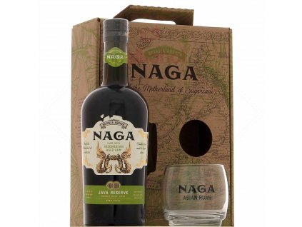 Naga Java Reserve  + 2x sklo 40% 0,7 l