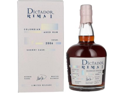 Dictador RIMA 1 16 yo SHERRY Cask Vintage 2006