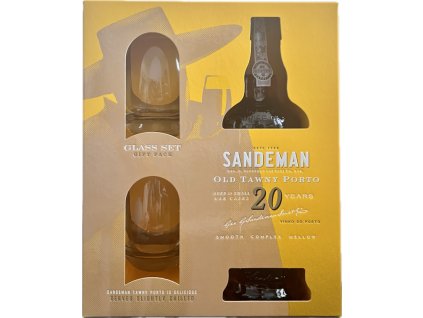 Sandeman Tawny 20 yo + 2 skleničky
