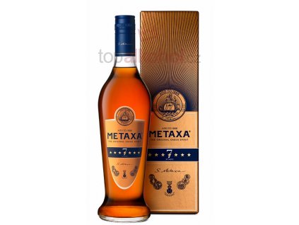 metaxa 7 stars bottle gb front.Maly