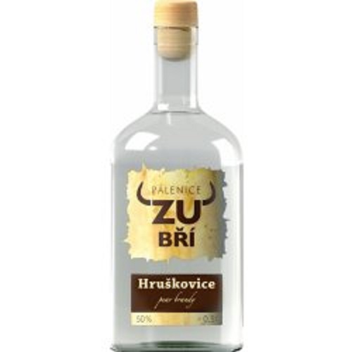 Hruškovice Pálenice Zubří  50 % 0,5 l