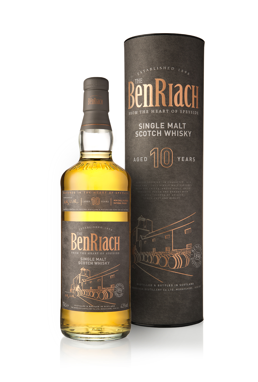 Ben Riach 10y 43% 0,7 l (tuba)