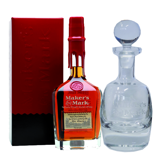 Maker's Mark Makers Mark VIP + Ambassador Glass Decanter 45 % 0,75 l