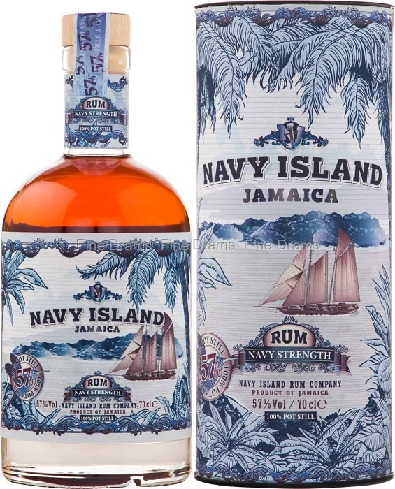 Navy Island Navy Strength 57 % 0,7 l