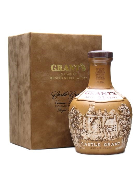 Grants 21 yo Castle Grant Ceramic Decanter 43 % 0,75 l