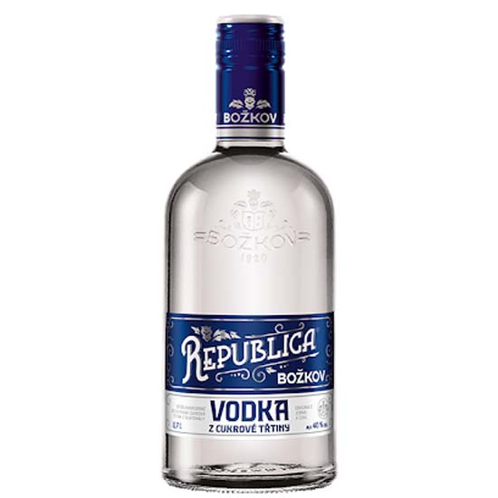 Božkov Republica Vodka 40 % 0,7 l (holá láhev)