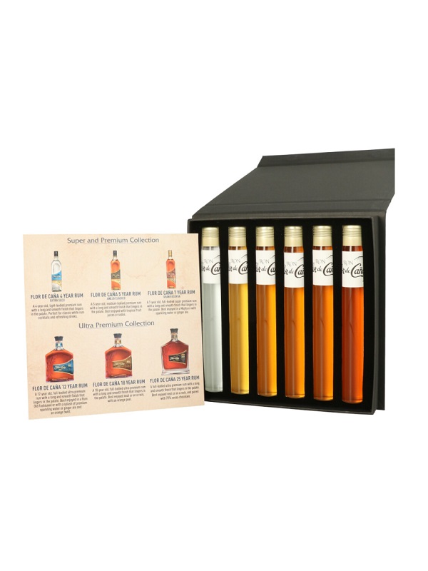 Flor de Caňa FLOR DE CANA TASTING SET 6 x 0,025 l