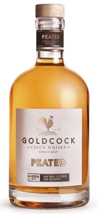 Rudolf Jelínek Gold Cock Peated 45% 0,7l