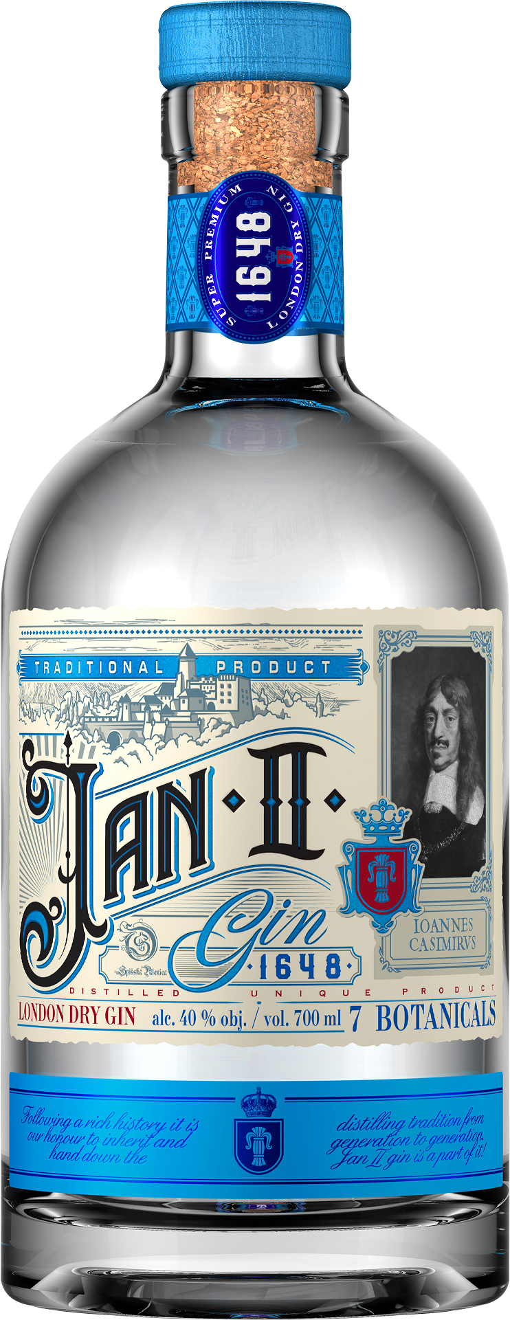 Noblemen Jan II. Gin London Dry 40 % 0,7 l