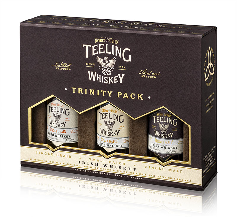 Teeling Whiskey Trinity Pack 46 % 3 x 0,05 l