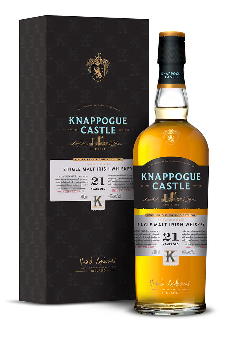 Knappoque Knappogue Castle Single Malt 21 yo 46 % 0,7 l