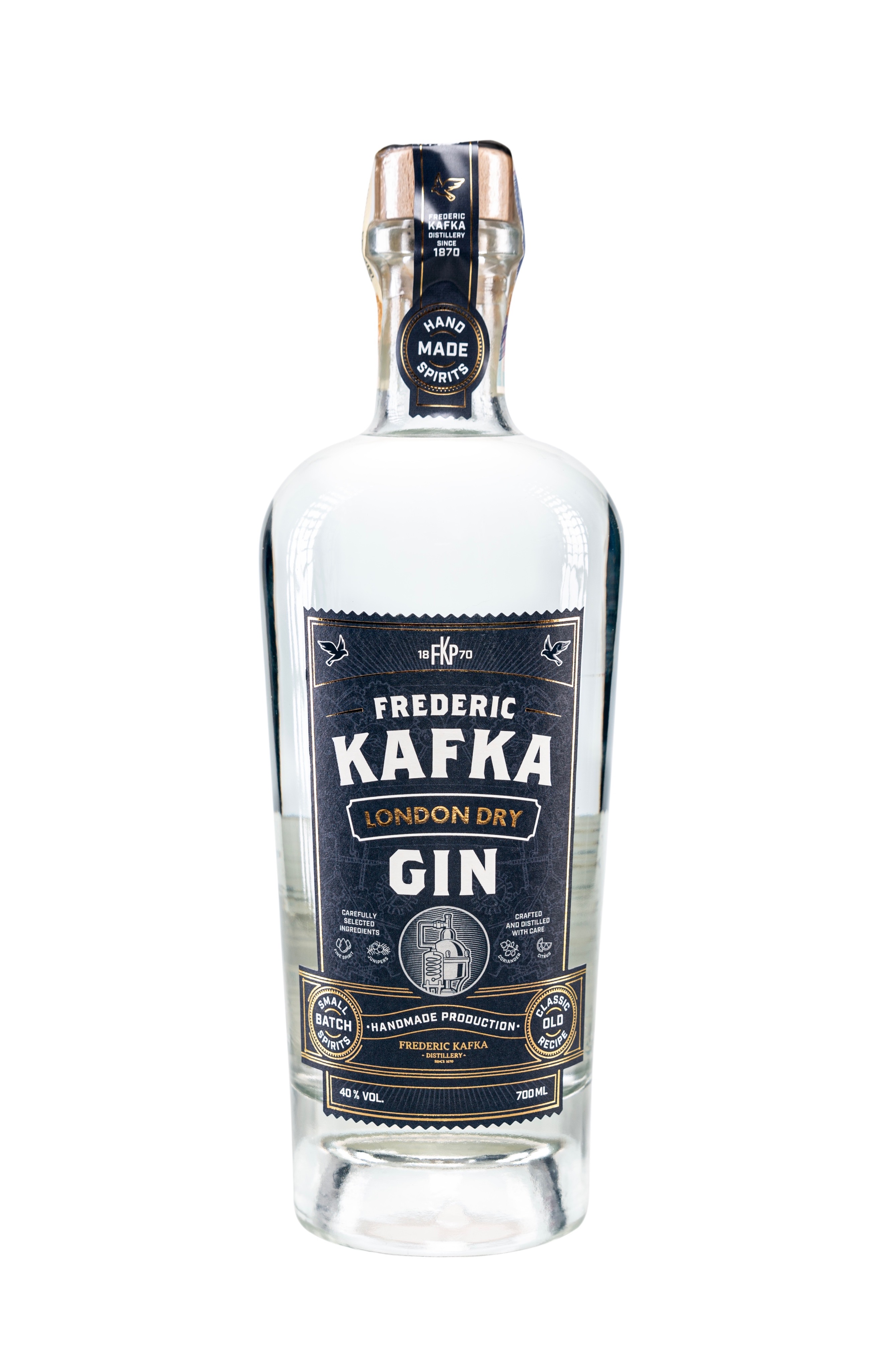 FK Distillery Frederic Kafka London dry gin 40 % 0,7 l