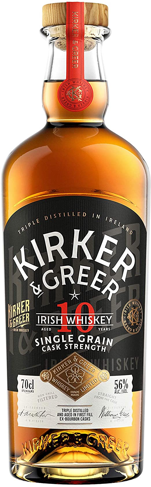 Kirker and Greer KIRKER & GREER 10 yo Single Grain CASK STRENGHT 56 % 0,7 l