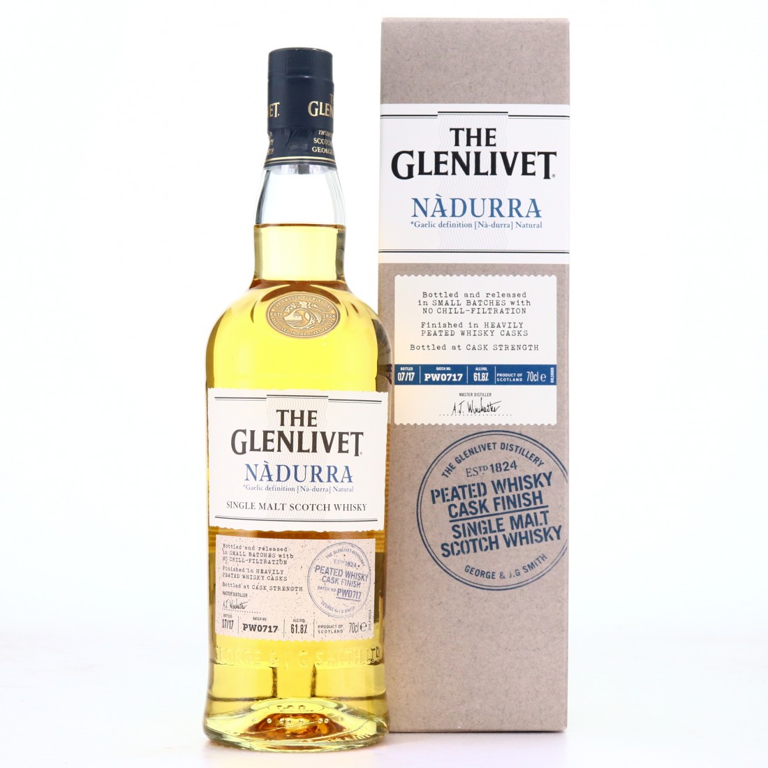 Glenlivet Nádurra Heavily Peated Whisky Cask 61,8 % 0,7 l