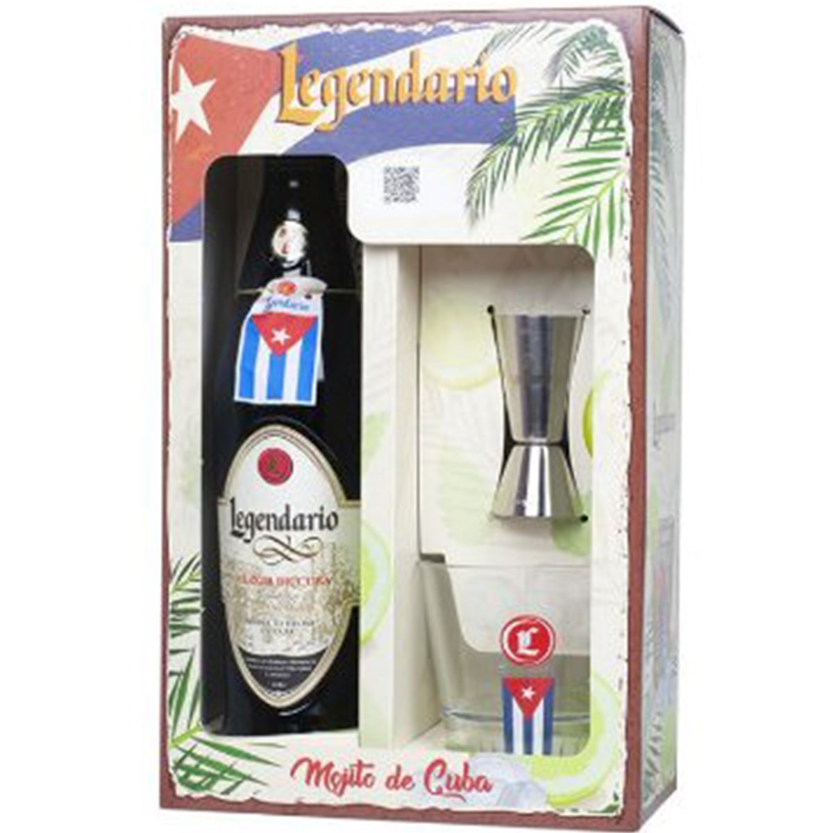 Ron Legendario Legendario Elixír de Cuba Mojito sada 34 % 0,7 l (dárkově baleno) (holá láhev)
