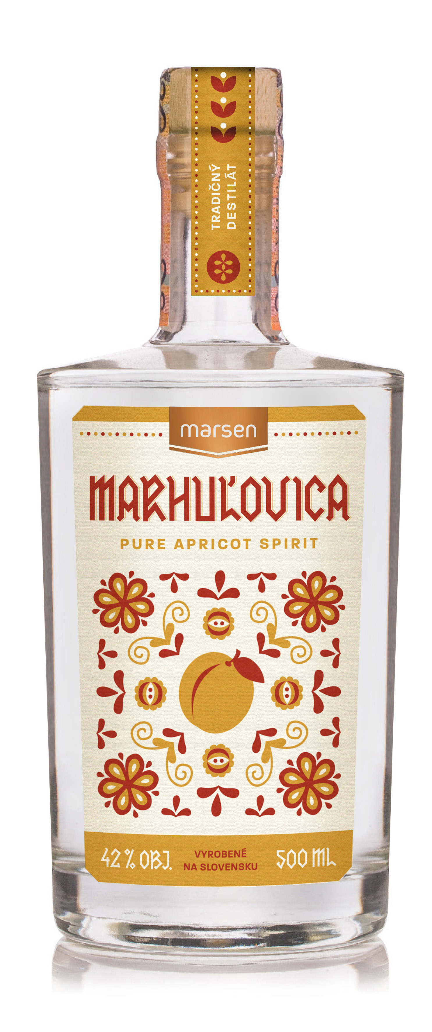 Marsen Marhuľovica 42% 0,5l