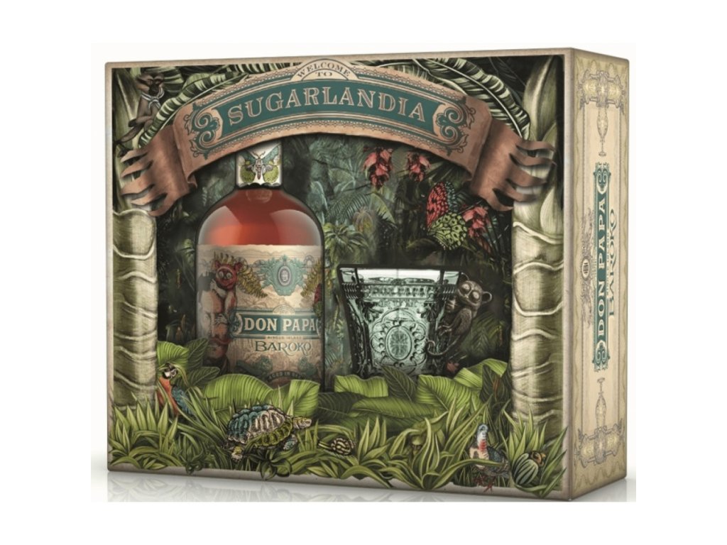 Don Papa Baroko + sklo 40% 0,7 l