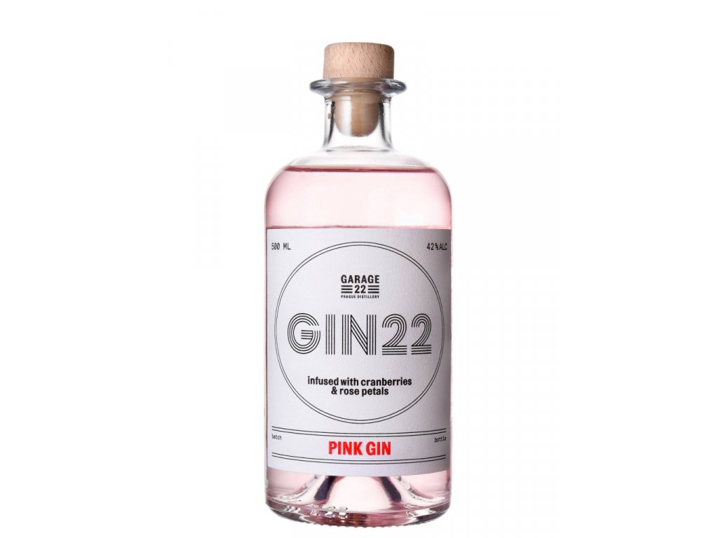 Garage22 Gin22 Pink Gin 42% 0,5l