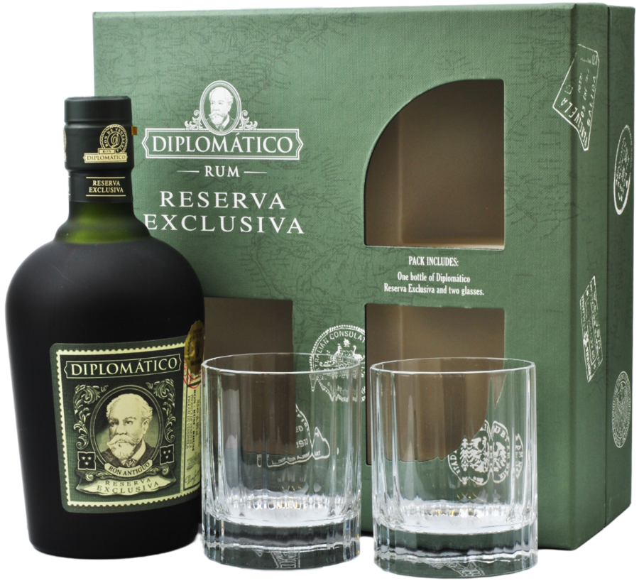 Diplomatico  Reserva Book  40 % 0,7 l (Dárkové balení)