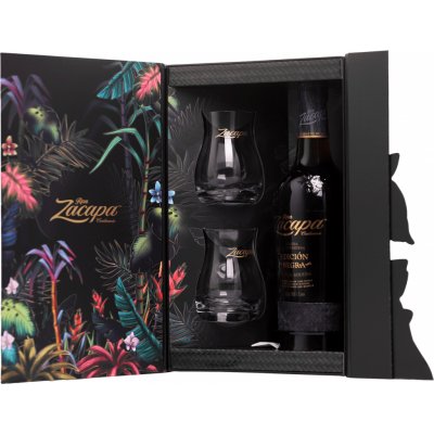 Ron Zacapa Zacapa Centenario Edicion Negra +2x sklo 43% 0,7 l
