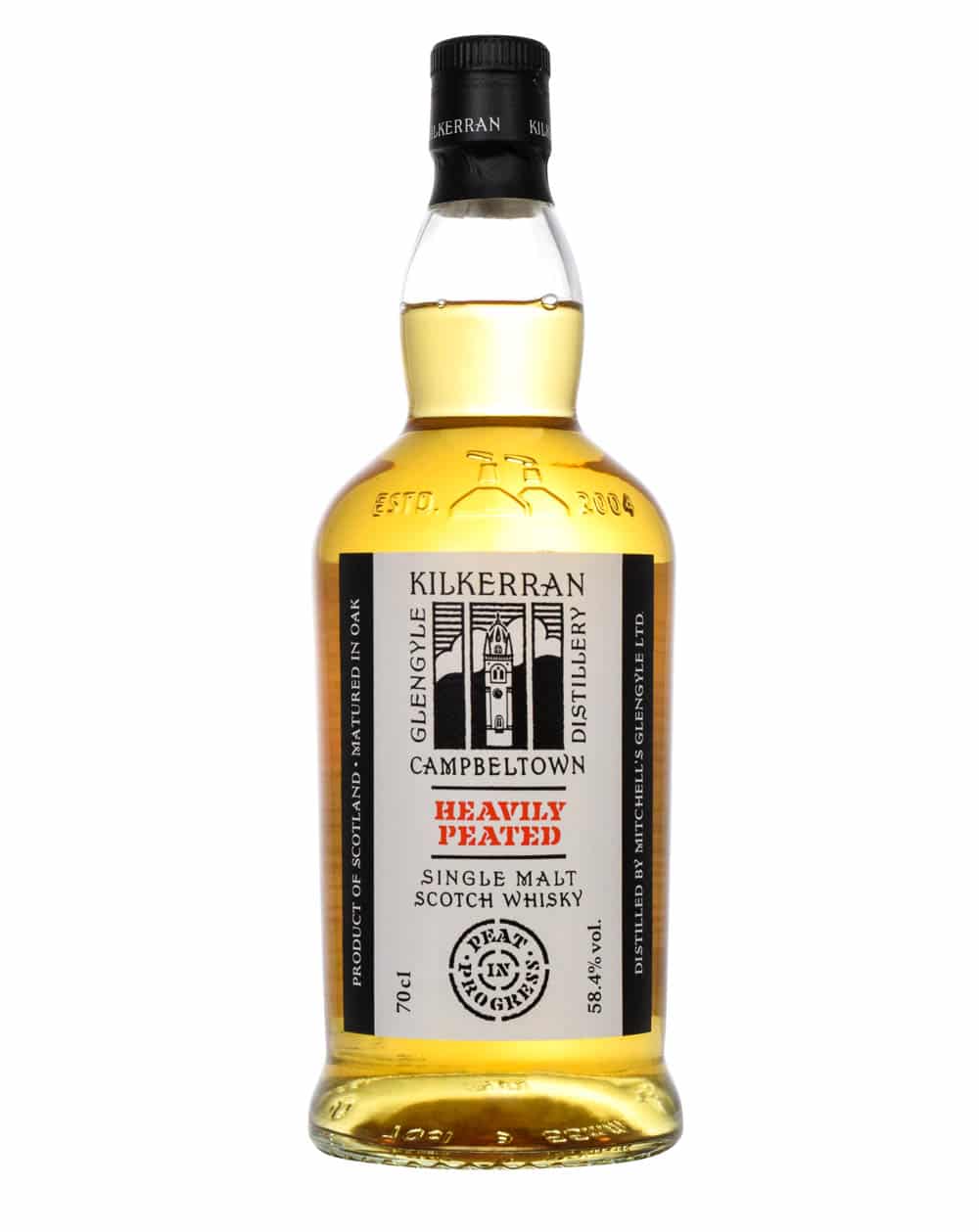 Kilkerran Heavily Peated Batch 8 58,4% 0,7 l