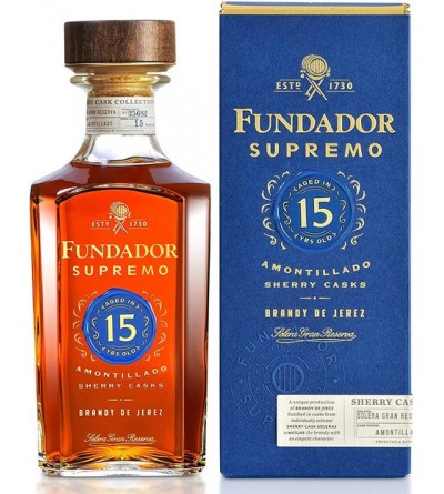 Fundador Supremo 15 Amontillado Sherry Casks 40% 1l