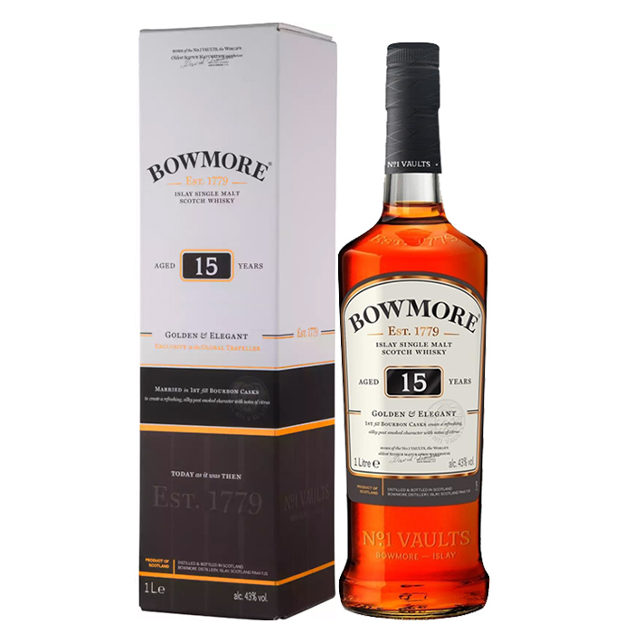 Bowmore 15 yo 43 % 1 l