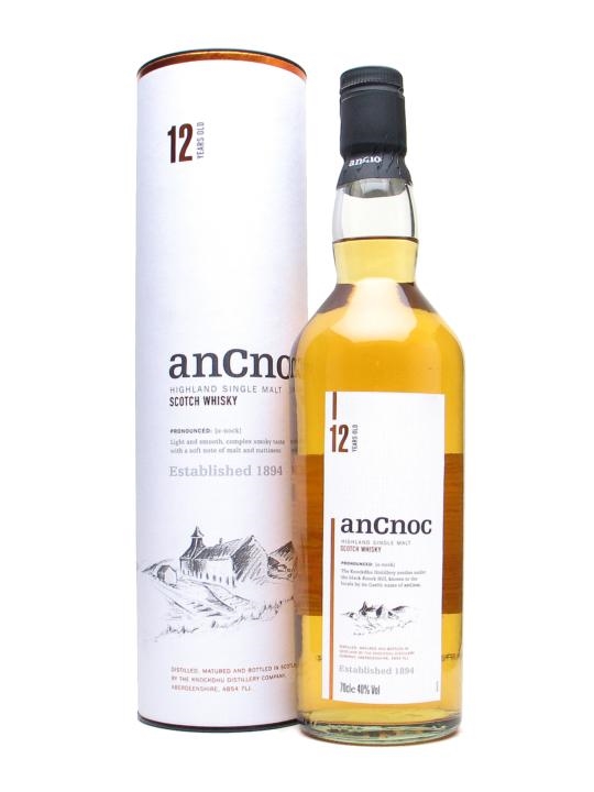 An Cnoc 12YO 40% 0,7L (tuba)