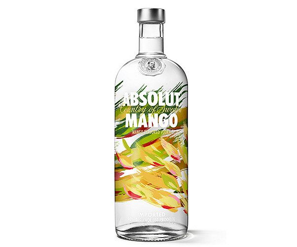 Absolut Mango 1L 38% 1l (holá láhev)