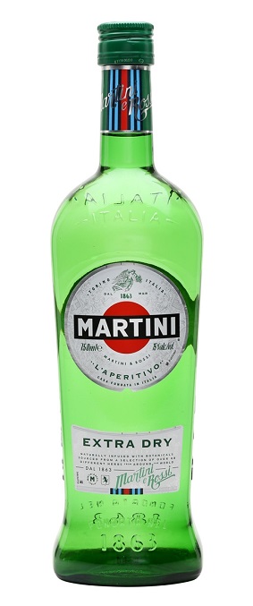 Martini Extra Dry 0,75l 15% (holá láhev)