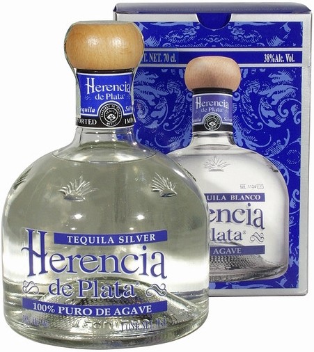 Herencia de Plata Silver 100% puro de Agave 38 % 0,7 l