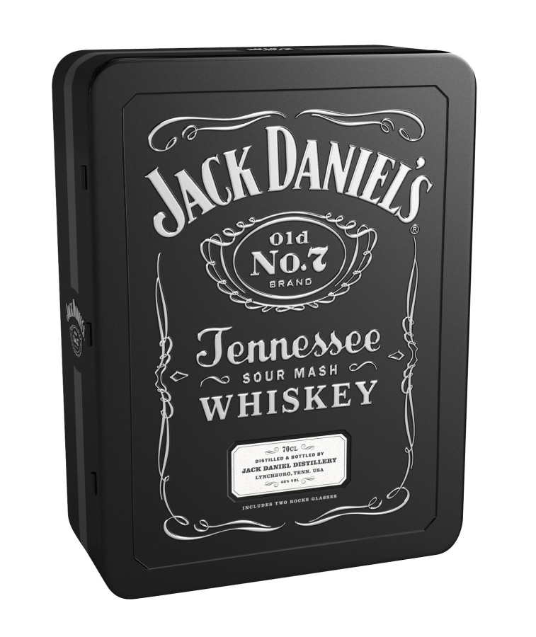 Jack Daniel's 40% 0,7l (dárkové balení 2 sklenice)