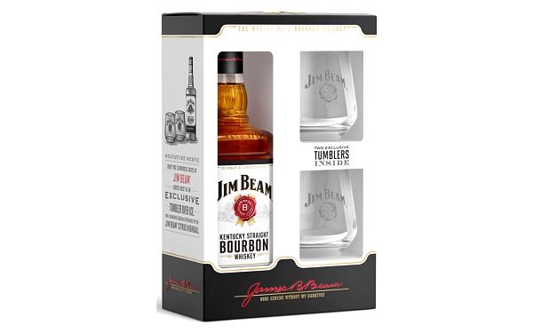 Jim Beam 40% 0,7 l (dárkové balení )
