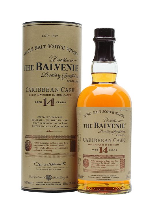 Balvenie 14 yo Old Carribean Cask 43 % 0,7 l