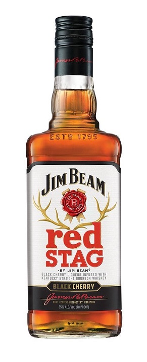 JIM BEAM RED STAG 40% 1l (holá láhev)