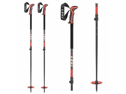 Palice Leki Helicon anthracite-orange 21/22