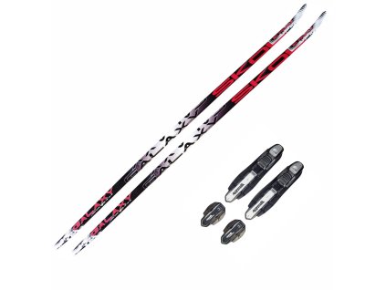 Bežky SKOL Galaxy Step Grip + viazanie NNN Auto (Varianta 140cm)