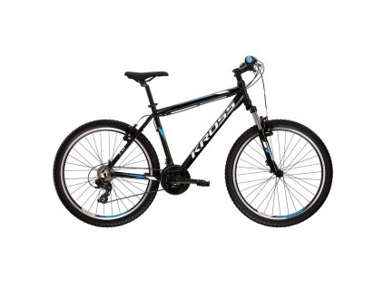 Bicykel Kross Hexagon 1.0 26" black/blue 2024 (Varianta 14")